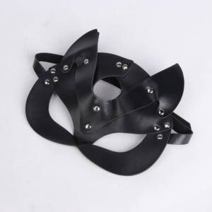 <span class=keywords><strong>Masque</strong></span> pour les yeux en cuir noir pour jeux de rôle SM, <span class=keywords><strong>masque</strong></span> facial pour fête - Product Image 3