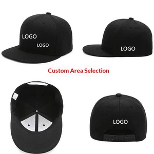 หมวกเบสบอลทรงแบนแบบอเมริกัน 6 แผง สำหรับทุกเพศ สไตล์ฮิปฮอป ป้องกันแสงแดด เหมาะสำหรับกิจกรรมกลางแจ้ง สามารถสกรีนโลโก้ได้ - Product Image 3