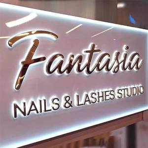 Letreiro Retroiluminado de Aço Inoxidável Direto da Fábrica Letreiro de Led para Exterior Logo Letreiros Personalizados para Negócios - Product Image 2