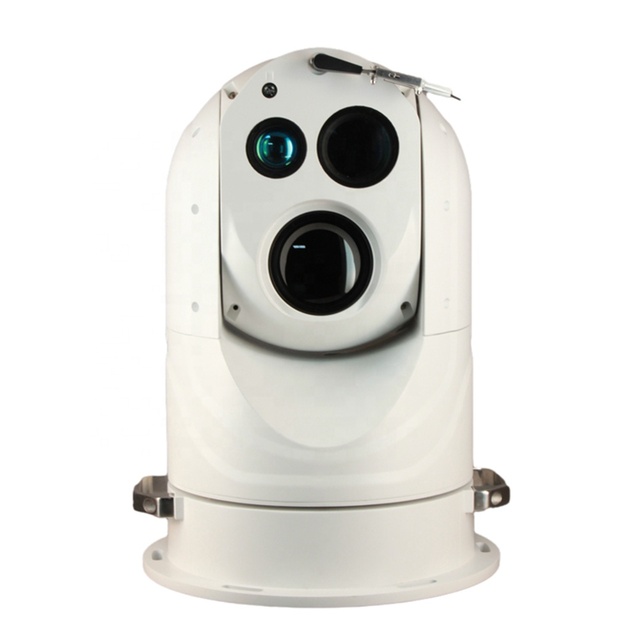 AI Intelligent People Vehicle Detection Multi-sensor PTZ Camera Bi-spectrum Thermal Long Range PTZ Camera for Perimeter Defense