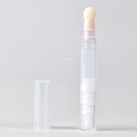Correcteur de Teint Portable en Gel Crème Facile à Utiliser 4ml, Stylo Cosmétique Vide à Tête de Pinceau en Caoutchouc et Éponge Floquée par KINPACK