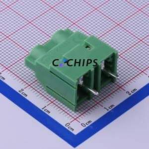 KF950-9.5-2P Screw Terminal Block Through hole Component (THT),P=9.5mm Connector 1x2P 9.5mm Green Through Hole - Product Image 1