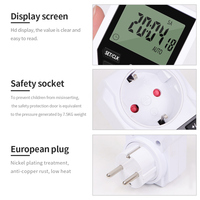 Neuzugangs-smart-Timer Steckdose Digital-Timer-Schalter elektronische EU-Steckdose Küchengerät Zeitsteuerung