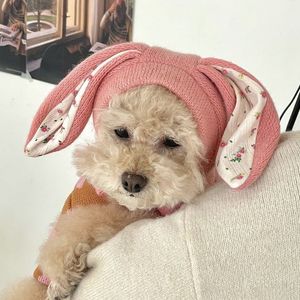Gorro <span class=keywords><strong>de</strong></span> invierno para mascotas, gorro <span class=keywords><strong>de</strong></span> punto con orejas bonitas para cachorros, gorro para mascotas, visera para perros y gatos, accesorios para mascotas 2023 - Product Image 1