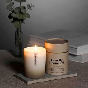 Bougie parfumée artisanale en cire de soja dans un bocal en verre, parfum boisé, aromathérapie pour la décoration de la maison - Product Image 4