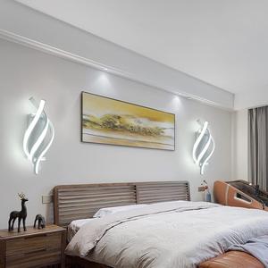 Lampu pintu masuk lorong Led minimalis, lampu dinding latar belakang dekorasi samping tempat tidur balkon tangga Nordik - Product Image 3