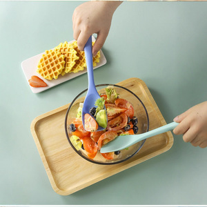 Silicone <b>Spoon</b> Set For Salad Stirring Soup Serving Dishwasher Safe Heat Resistant Non Slip Cooking Utensil - Product Image 1
