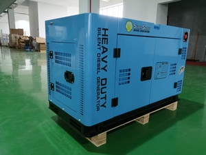 Long Runtime Industrial Silent Diesel Generator 100% Copper Alternator Water/Air Cooled Large Capacity Base Tank 380V <strong>Three</strong> - Product Image 3