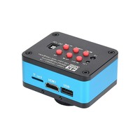 Cámara 4K FHD con Montura C, Cámara Digital para Lámpara de Hendidura, Cámara para Microscopio Estéreo Trinocular, Cámara de Video Industrial para Laboratorio
