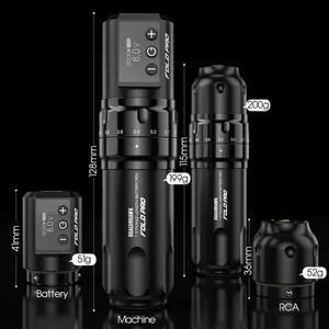 Máquina de Tatuaje Rotativa Inalámbrica de 7 Velocidades Ajustables con Batería de 1500mAh y Pantalla LED - Product Image 2