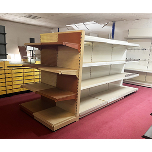 ชั้นวางสินค้าในโรงงาน ซูเปอร์มาร์เก็ต ร้านขายของชำ ร้านสะดวกซื้อ ชั้นวางกอนโดลา ชั้นวางแสดงสินค้า พร้อมรางราคา ทนทาน ชั้นวางซ้อนได้สำหรับร้านค้า - Product Image 5