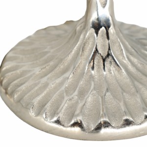 Tall Pillar Candle Holders Set Of 3 <b>Silver</b> Metal Decorative <b>Candlesticks</b> For Living Room Entryway Home Decor - Product Image 5
