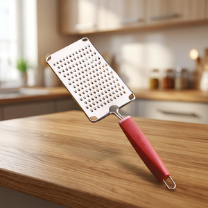 Anax Stainless Steel Cheese Grater <b>Vegetable</b> Slicer <b>Shredder</b> Manual Kitchen Tool Eco-Friendly Safe Ergonomic Handle - Product Image 2