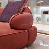 Sièges confortables de qualité haut de gamme, ensemble de canapés de salon en cuir épais au design original moderne personnalisable