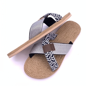 Sandali <span class=keywords><strong>infradito</strong></span> di <span class=keywords><strong>paglia</strong></span> di lusso a buon mercato all'ingrosso diretto della fabbrica per le signore con la migliore qualità - Product Image 3