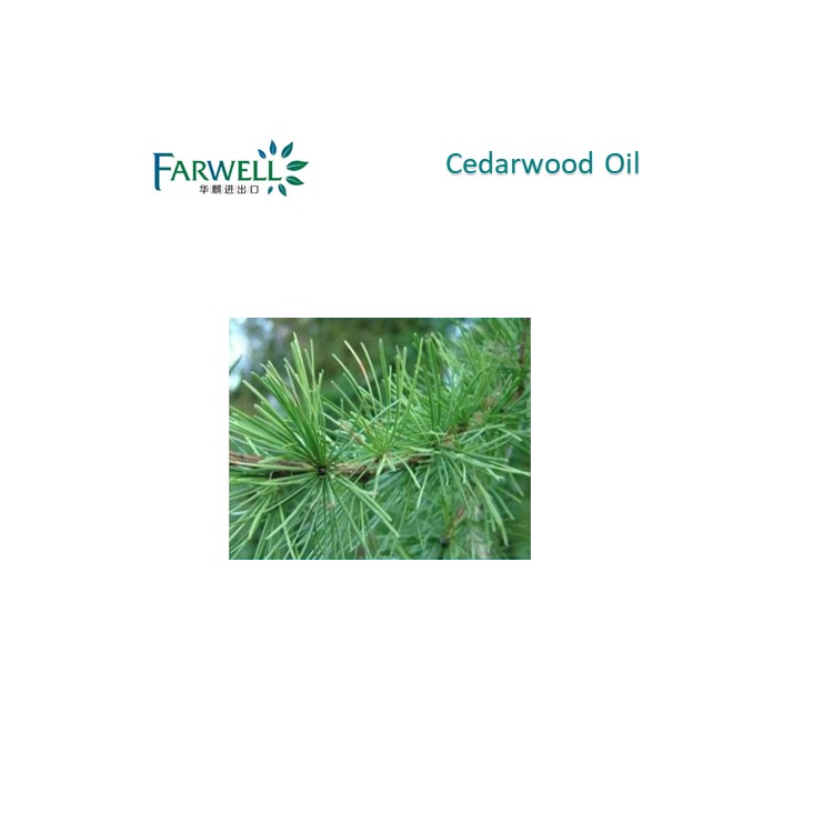 Farwellคุณภาพสูงธรรมชาติบริสุทธิ์100% น้ำมันCedarwoodสำหรับอาหาร8000-27-9