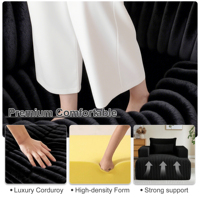 Multifunktionales Memory-Schaum-Schlafsofa aus Stoff, komprimiert und faltbar für kleine Wohnzimmer und Apartments