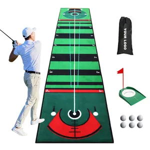 مخصص تصميم عين جولف الأخضر حصيرة داخلي استخدام ممارسة الغولف المطبوعة الحصير