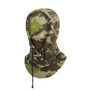 Topi ski berkemah pria, penutup kepala taktis Balaclava berburu masker wajah bulu domba termal untuk bersepeda - Product Image 4