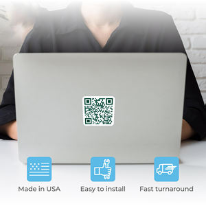 लोगो वाटरप्रूफ चिपकने को कस्टमाइज़ करता है क्यूआर कोड लेबल स्टिकर टैग टैग समीक्षा और सोशल मीडिया के लिए निम्नलिखित और समीक्षा - Product Image 2