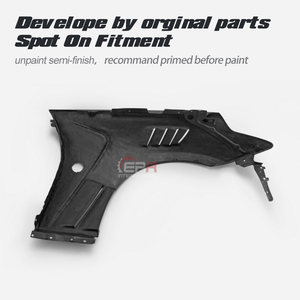 Ailes avant style luxe pour 370Z Z34 (à partir de 2009) - Aérations supérieures et inférieures ouvertes - Fibre de verre - Installation facile - Product Image 5