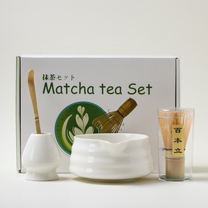 Kit de matcha <span class=keywords><strong>moins</strong></span> <span class=keywords><strong>cher</strong></span>, 100% naturel, fouet à matcha en bambou fait à la main, boîte à matcha en céramique pour la maison - Product Image 3