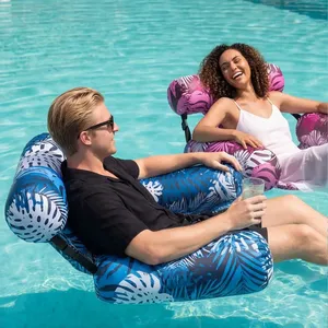 1 Pack Heavy Duty Inflatable <strong>Pool</strong> Lounge <strong>Chair</strong> Portable Floating Recliner Adults Swimming <strong>Pool</strong> Lake Beach Summer Relax Made - Product Image 5