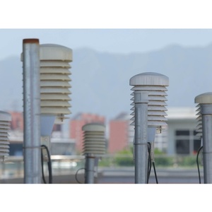 Système de surveillance de la qualité de l'air extérieur des fabricants fourni directement PM2.5 PM10 Ozone CO CO2 TVOC Powered Solar Energy - Product Image 1