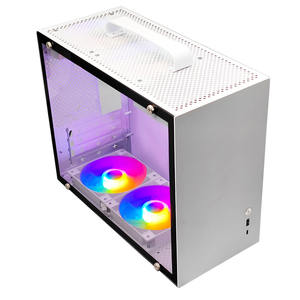 MANMU Meilleure vente en stock boîtier d'armoire PC boîtier de jeu Micro ATX <span class=keywords><strong>tour</strong></span> moyenne boîtiers d'ordinateur tours - Product Image 3