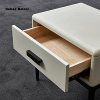 Table de chevet moderne de style français avec tiroir, en bois, pour chambre à coucher, meuble en bois massif, table pour la maison