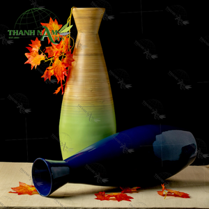 Vente chaude Design Décoration Moderne Saphir Brillant Grand Vase En Bambou pour La Décoration Intérieure Salon - Product Image 5