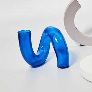 <span class=keywords><strong>Vasi</strong></span> in vetro trasparente portacandele portacandele per matrimonio centrotavola da tavola decorazione per la casa portacandele - Product Image 3