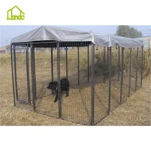 Çelik pet köpek açık sandık kafes kennel ev boyutu