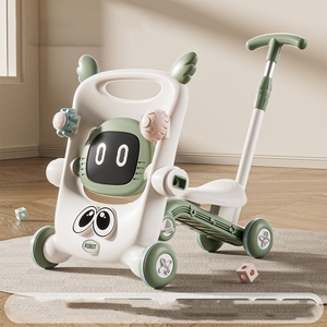 Voiture jouet multifonctionnelle 8 en 1 de dernière génération 2024 avec musique / Trotteur pour bébé Chaise haute variable avec poignée de poussée - Product Image 3