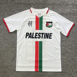 Chilenisches Palästinensisches Palestino Berlis Tiannu 2324 Heim- und Auswärts-Kurzarm-Fußballtrikot für Herren - Product Image 3