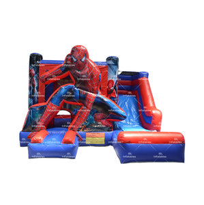 Castello Gonfiabile Commerciale in PVC a Tema Spider-Man, Gonfiabile per Saltare per Bambini, Parco Giochi all'Aperto e Noleggio per Divertimento - Product Image 1