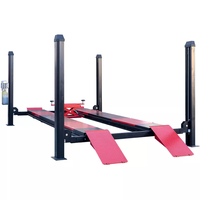 Pont élévateur hydraulique robuste à quatre poteaux de 5 tonnes (11 030 lb) avec vérin roulant pour alignement de voitures