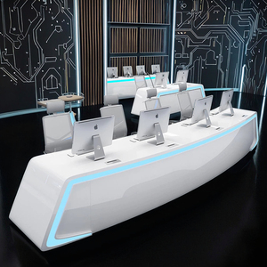 Consola Moderna para Programación, Soporte de Exhibición Personalizado, Escritorio de Bambú Ajustable, Ecológico y Duradero, para Uso Comercial en Hoteles y Oficinas - Product Image 3