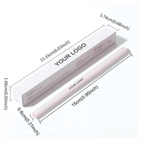 Crayon Lisse Longue Durée Lip Liner avec Brosse Intégrée et Taille-Crayon Vente en Gros Logo Personnalisé Marque Privée Lip Liner