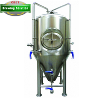 Fermenteur conique en acier inoxydable SUS304 ZPET 2000L 3000L 4000L, équipement de brasserie commerciale pour la fabrication de bière, à vendre