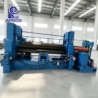 Machine à cintrer les tôles à trois rouleaux universelle en acier à performance stable