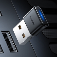 100% adaptateur d'origine Baseus USB BT BA04 Dongle Adaptador BT 5.1 pour PC portable haut-parleur sans fil récepteur Audio émetteur USB