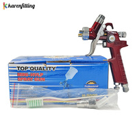 Vente chaude 0,5 0,8 1,0 mm Buse H2000 Pistolet de pulvérisation HVLP Aérographe Outils de peinture automobile pour la peinture automobile et de meubles