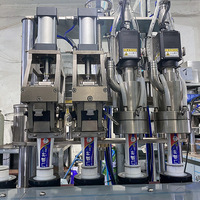 Machine de remplissage et de scellage automatique électrique haute vitesse à 2 têtes d'alimentation pour tubes en plastique de produits chimiques, cosmétiques et crèmes