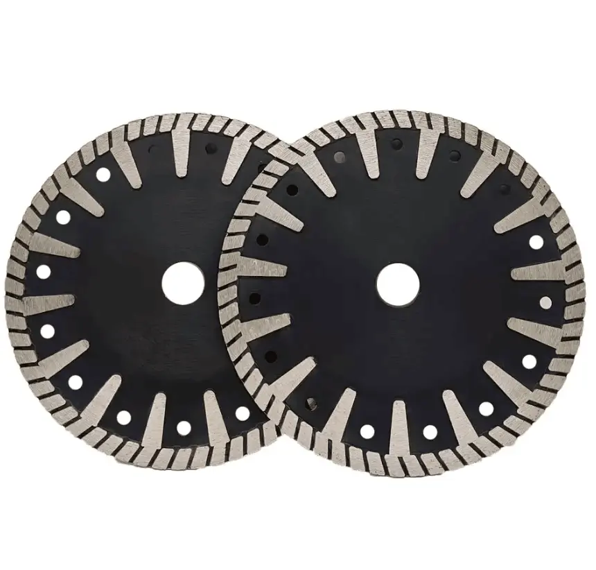 Hoge Kwaliteit Concave Gebogen Schijf Diamant Zaagblad T-Gesegmenteerde Turbo Snijschijf Voor Graniet Marmer