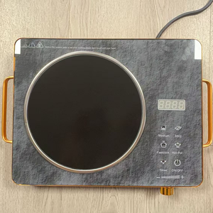 Table de cuisson électrique en céramique de haute qualité 2000W multifonction avec logo personnalisé en verre trempé avec contrôle à écran tactile à <span class=keywords><strong>plaque</strong></span> unique à la maison - Product Image 1