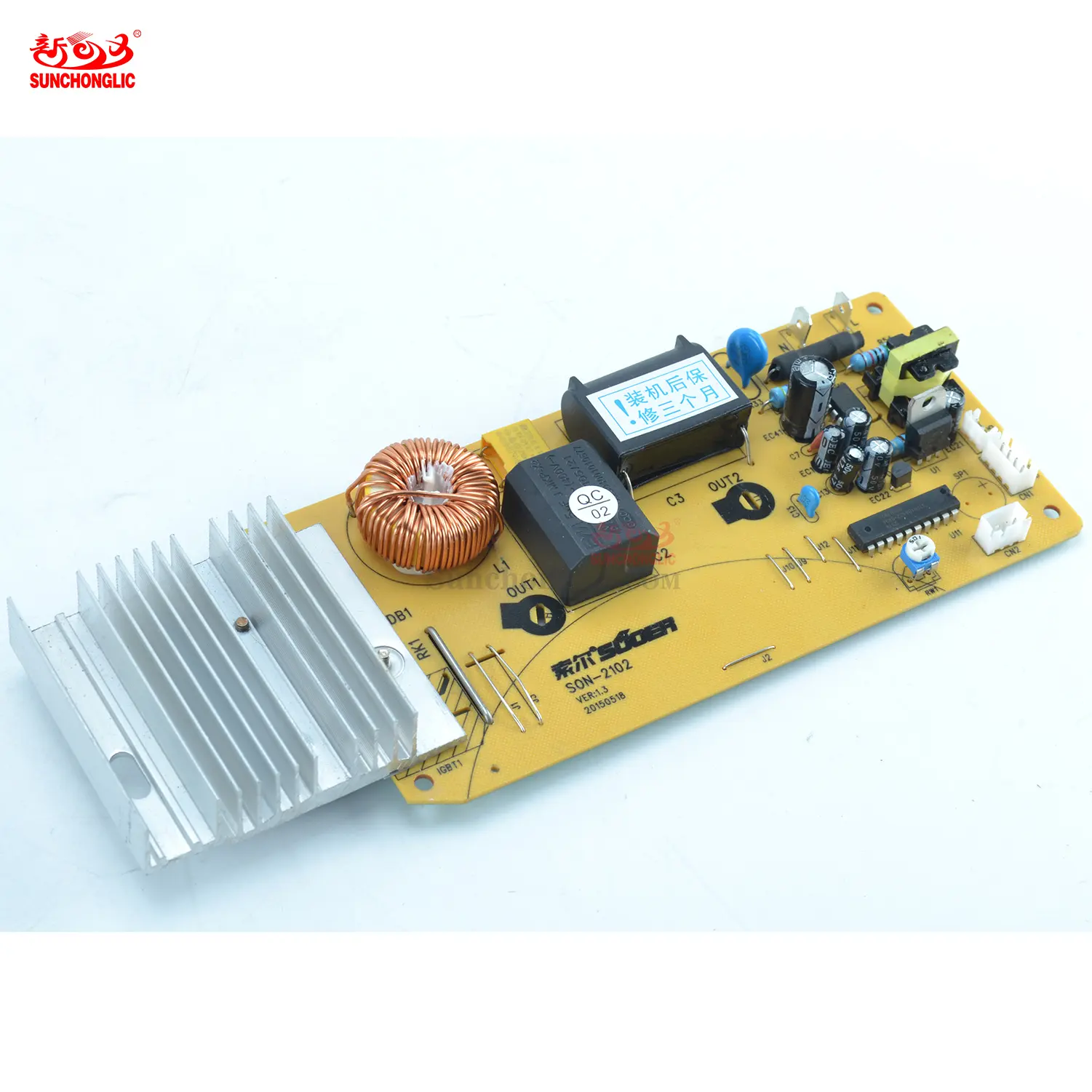 Sunchonglic電磁調理器PCBボード工場サプライヤー特別コントローラーボードアセンブリ商用電磁調理器