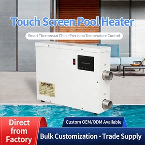 Chauffe-<span class=keywords><strong>piscine</strong></span> électrique JIANHANG, pompe à chaleur 11KW 220V, thermostat à écran tactile, plage <span class=keywords><strong>de</strong></span> température 25~50°C, pour <span class=keywords><strong>piscine</strong></span> hors sol ou enterrée - Product Image 1