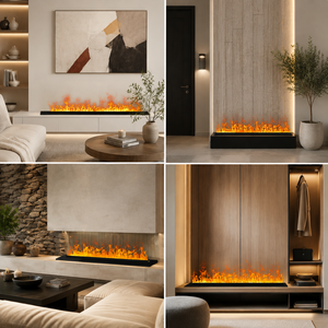 <span class=keywords><strong>Chimenea</strong></span> Eléctrica Moderna con Atomización de Llama 3D, OEM ODM, Control por Aplicación y Control Remoto, Pantalla LED, <span class=keywords><strong>Chimenea</strong></span> de Vapor de Agua de Acero - Product Image 6