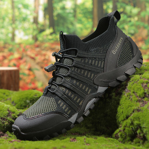 Outdoor Hiking Shoes Unisex <b>Low</b> <b>Heel</b> Breathable Mesh For Men Women Camping Fishing Trekking Sports Shoe Size Plus - Product Image 1